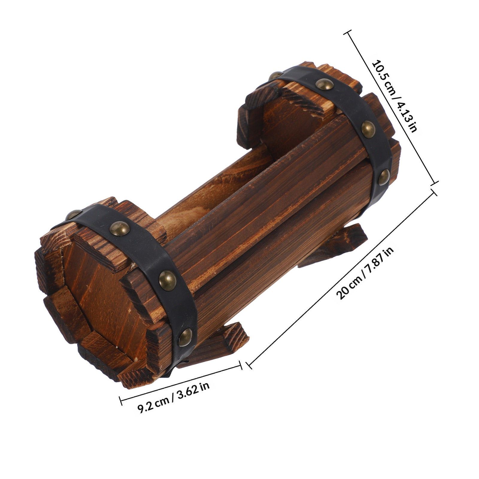Wood Carbonized Flower Box Out - Vegetable Transplanter recension och pris