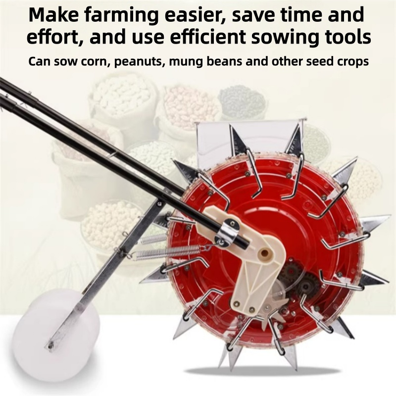 Multifunctional Hand-Push Drum - Vegetable Transplanter recension och pris