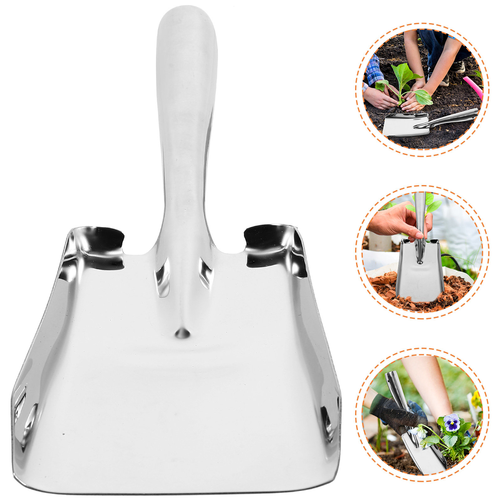Thicken Stainless Steel Shovel - Vegetable Transplanter recension och pris