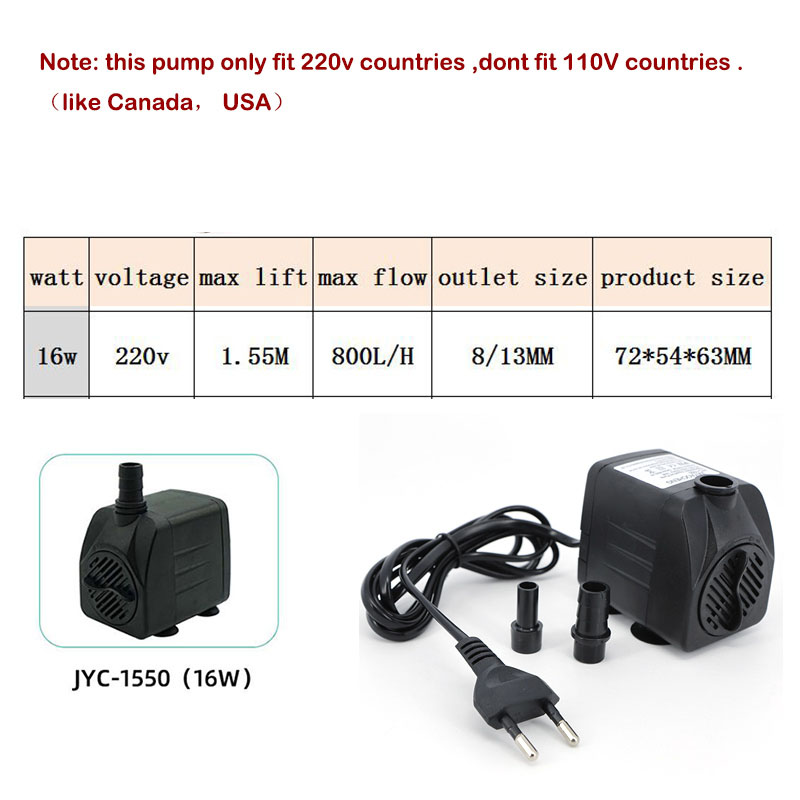 AC 220V 16W 25W Submersible Wa - Fish Pond Aerator recension och pris