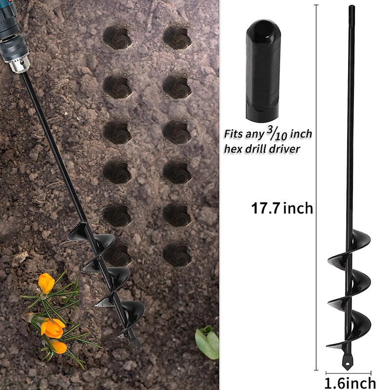 Garden Earth Auger Spiral Dril - Vegetable Transplanter recension och pris