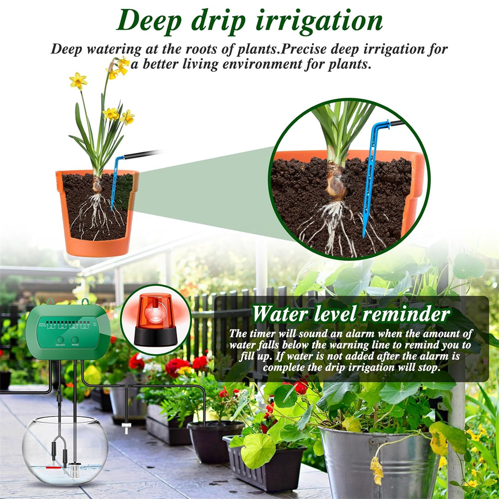 Solar Automatic Watering Kit f - Irrigation Drip Tape recension och pris