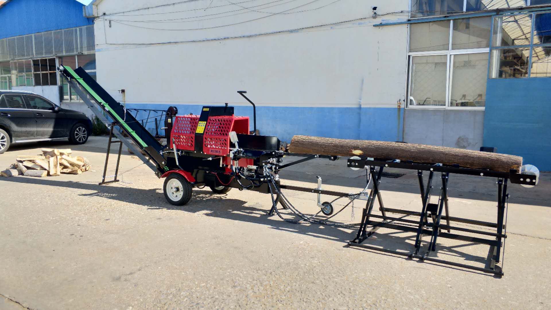 YG-20T Firewood Processor Fore - Farming Agriculture Video recension och pris