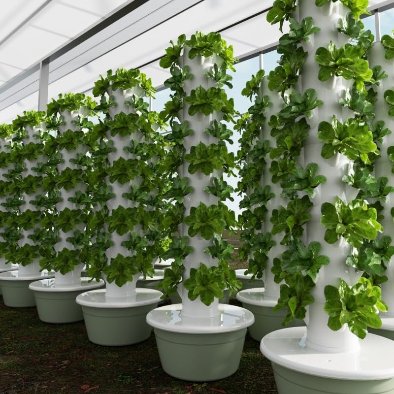 Vertical Hydroponic Grow Tower - Vegetable Transplanter recension och pris