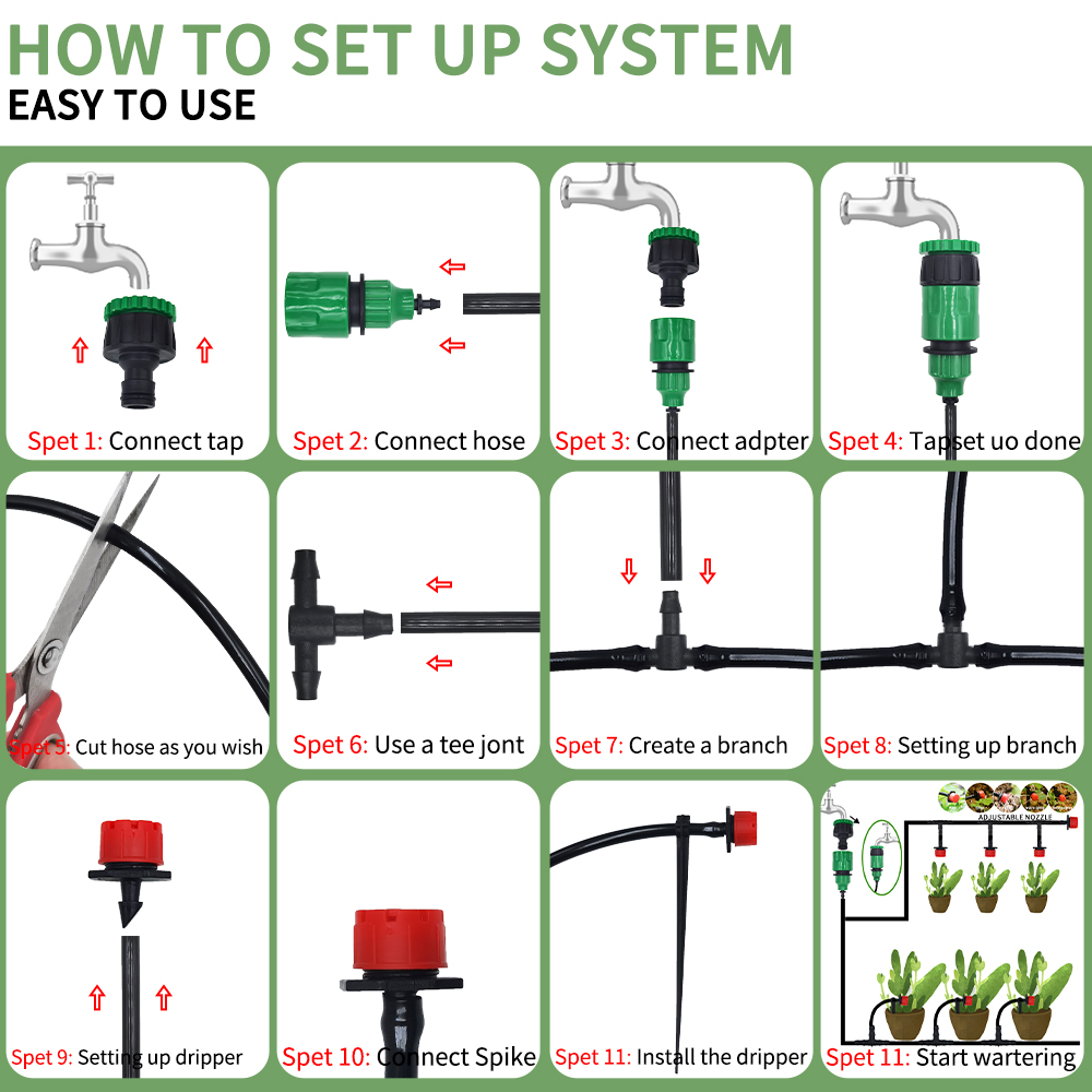 Micro Drip Irrigation System P - Irrigation Drip Tape recension och pris